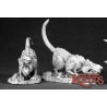 Barrow Rats (2) DARK HEAVEN LEGENDS REAPER MINIATURES