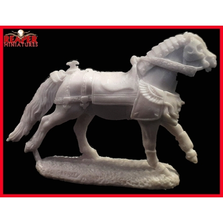 HORSE (EMPIRE - BRETONNIAN TYPE) BONES REAPER MINIATURES