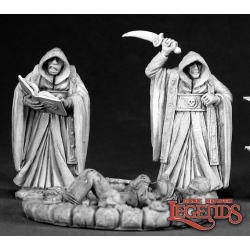 Townsfolk Cultists and Victim DARK HEAVEN LEGENDS REAPER MINIATURES