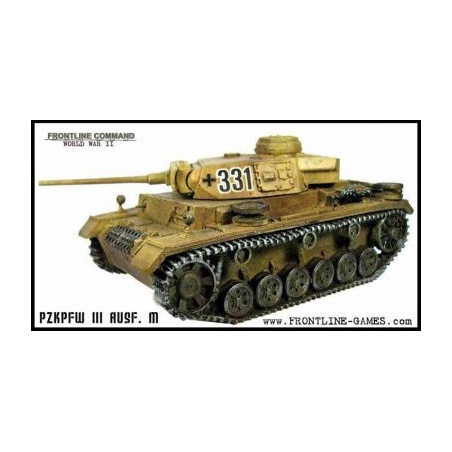 German PzKpfw IIIM Tank WWII 28mm-1/50th COMBAT SCALE!