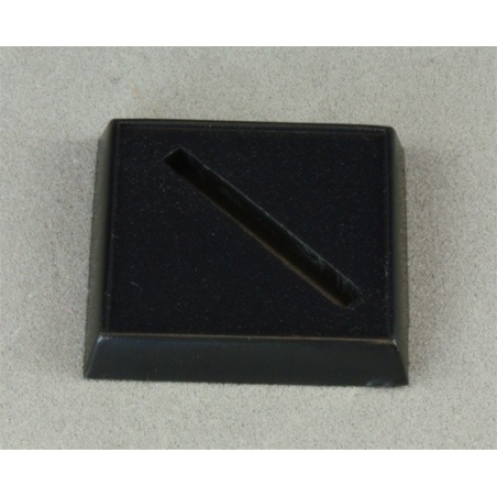 NEW! 25 x 25mm SQUARE "Lipped" MINIATURE BASES! - Plastic