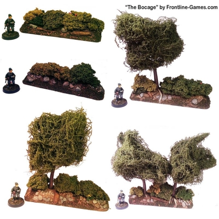 THE BOCAGE - Hedgerow Straight sections set 1