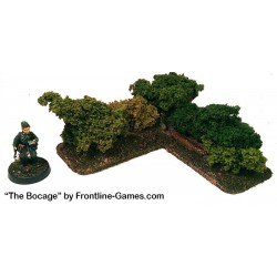 THE BOCAGE - Hedgerow Corner sections set 1