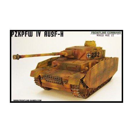German PzKpfw IV ausf H Tank WWII 28mm-1/50th COMBAT SCALE!