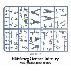 German Blitzkrieg Infantry Sprue 28mm WWII WARLORD GAMES