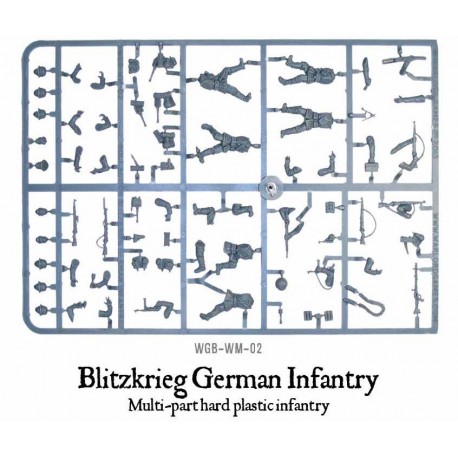 WARLORD GAMES WWII Blitzkrieg German Infantry Sprue
