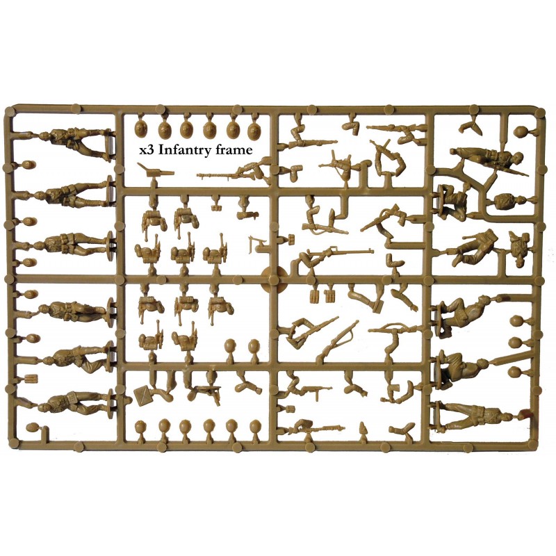 German Afrika Korps. Infantry 1941-43 Boxed Set 28mm WWII PERRY MINIATURES  - Frontline-Games