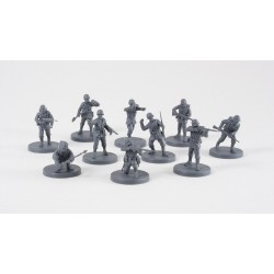 Wargames Factory 28mm Plastic Multi-part WWII American Infantry Platoon