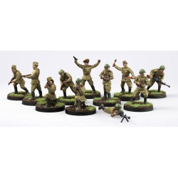 Wargames Factory 28mm Plastic Multi-part WWII Russian Infantry Platoon