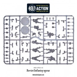 Russian Soviet Infantry sprue 28mm WWII WARLORD GAMES