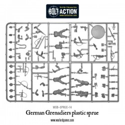 German Grenadiers Sprue 28mm WWII WARLORD GAMES