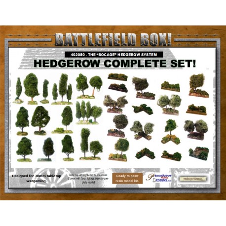 BATTLEFIELD BOX! - COMPLETE HEDGEROW SET!