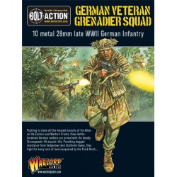 WARLORD GAMES WWII German Veteran Grenadiers Squad