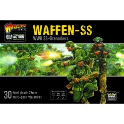 German Waffen SS Plastic Box set 28mm WWII WARLORD GAMES