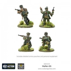 WARLORD GAMES WWII German Waffen SS Plastic Box set