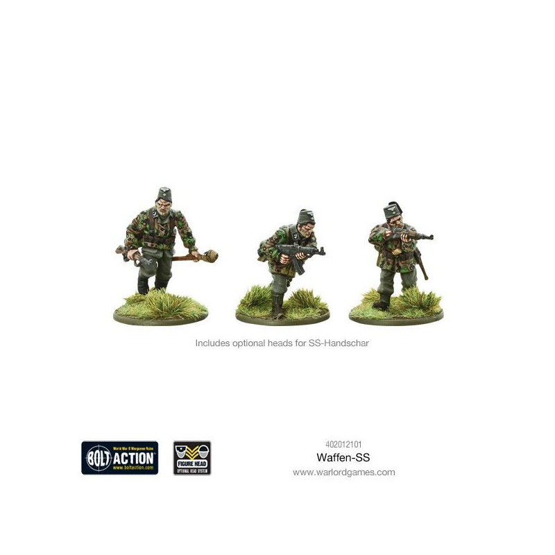 German Waffen SS Plastic Box set 28mm WWII WARLORD GAMES - Frontline-Games