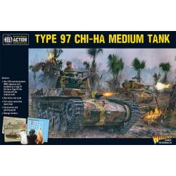 WARLORD GAMES WWII Japan Chi-Ha tank Medium Plastic Tank