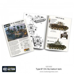 WARLORD GAMES WWII Japan Chi-Ha tank Medium Plastic Tank