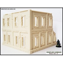Ruined City Building A - Large Corner Section 1 "Bricked/Stone Large Rectangle Windows"