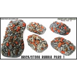 Brick/Stone Rubble Piles set 1