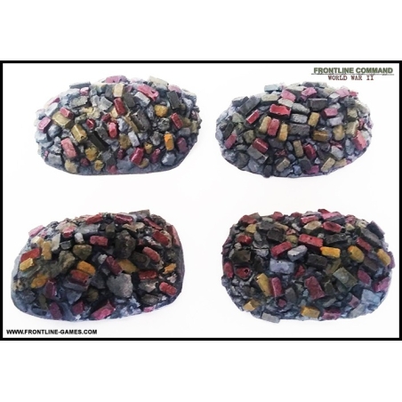 Brick/Stone Rubble Piles set 2 (Large)