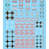 28mm WWII German Division Markings & Numbers Decals 2 for medium to large German vehicles