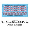 28mm WWII Bolt Action French Armor Roundels decals sheet WARLORD