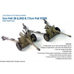 German PaK 38 or Pak 97/38 Anti-tank Gun w/crew 28mm WWII RUBICON MODELS