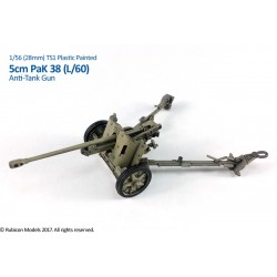 German PaK 38 or Pak 97/38 Anti-tank Gun w/crew 28mm WWII RUBICON MODELS