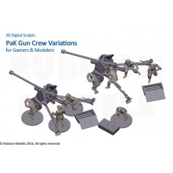 German PaK 40 75mm Anti-tank Gun w/crew 28mm WWII RUBICON MODELS