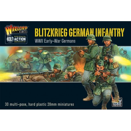 German Blitzkrieg Infantry box set 28mm WWII WARLORD GAMES