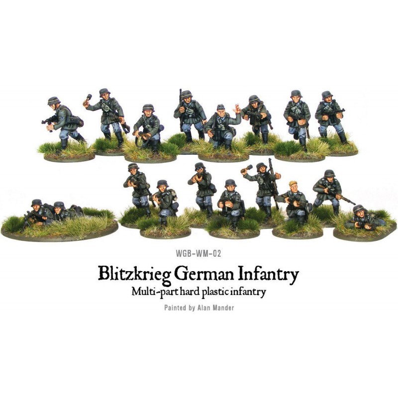 German Blitzkrieg Infantry box set 28mm WWII WARLORD GAMES - Frontline ...
