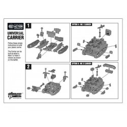 British Universal Carrier Boxed Set 28mm WWII WARLORD GAMES