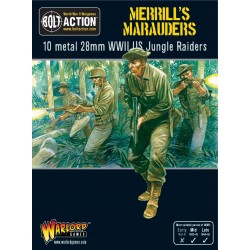 U.S. American Merrill's Marauders Jungle Fighter Squad box set 28mm WWII WARLORD GAMES