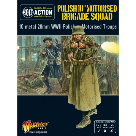 Polish 10th Motorised Brigade Squad box set 28mm WWII WARLORD GAMES