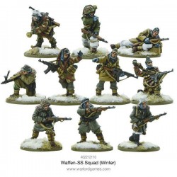 German Waffen SS Squad (Winter) box set 28mm WWII WARLORD GAMES