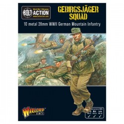 German Gebirgsjager squad box set 28mm WWII WARLORD GAMES