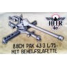 German PaK 43/3 L71 Anti-tank gun 28mm WWII HEER46