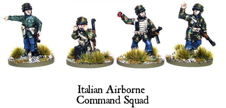 Italian Airborne Command (Paratroopers) 28mm WWII WARLORD GAMES -  Frontline-Games