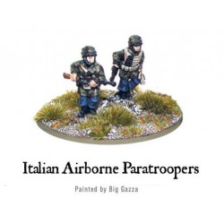 Italian Airborne Breda LMG Team - on the move (Paratroopers) 28mm WWII WARLORD GAMES
