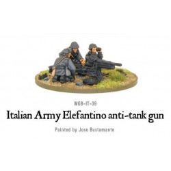 Italian Army 47mm Elefantino anti-tank gun 28mm WWII WARLORD GAMES