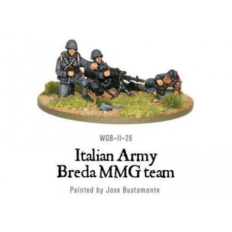 Italian Army Army Breda MMG 28mm WWII WARLORD GAMES