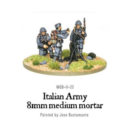 Italian Army Army 81mm mortar 28mm WWII WARLORD GAMES