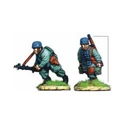 German Fallschirmjager MG34 Team on the move Paratroopers 28mm WWII WARGAMES FOUNDRY