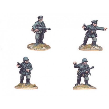 German Infantry Command 28mm WWII CRUSADER MINIATURES - Frontline-Games