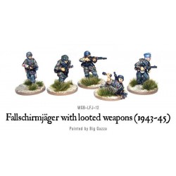 German Fallschirmjager with looted weapons 28mm WWII WARLORD GAMES