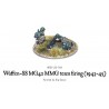 German Waffen SS MG42 MMG team firing (1943-45) 28mm WWII WARLORD GAMES