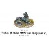 German Waffen SS MG42 MMG team firing (1943-45) 28mm WWII WARLORD GAMES