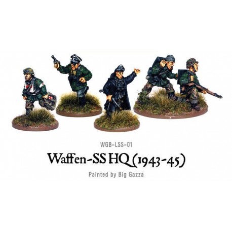 German Waffen SS HQ (1943-45) 28mm WWII WARLORD GAMES