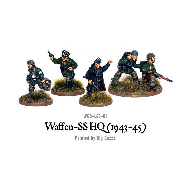 German Waffen SS HQ (1943-45) 28mm WWII WARLORD GAMES - Frontline-Games